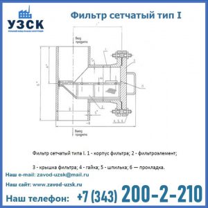 Фильтр сетчатый ФС по Т-ММ-11-2003 в Подольске