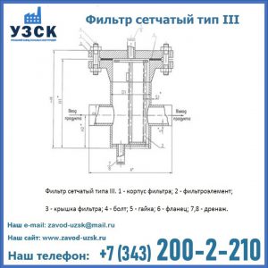 Фильтр сетчатый ФС по Т-ММ-11-2003 в Подольске